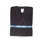 Cannon plain bathrobe, cotton, black color - Cannon
