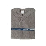Cannon plain bathrobe, cotton, grey color - Cannon