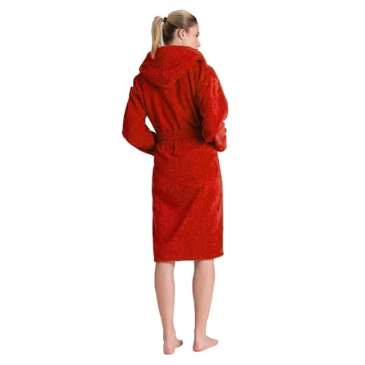 Cannon Plain Bathrobe, Cotton, Red Color - Cannon - Image 2
