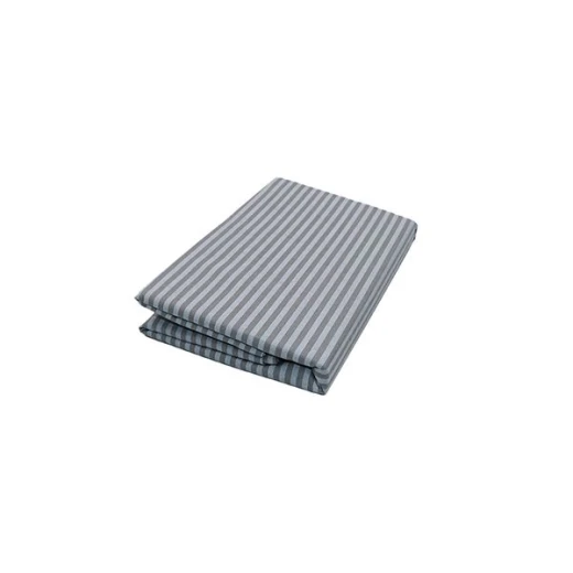 Cannon dots and stripes fitted sheet set, poly cotton, grey color, twin size - Cannon - Image 5