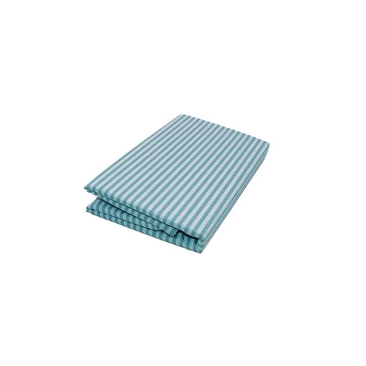 Cannon dots and stripes fitted sheet set, poly cotton, jade color, twin size - Cannon - Image 5