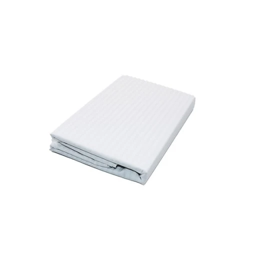Cannon dots and stripes bed sheet set, white color, queen size, 4 pieces - Cannon - Image 3
