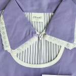 Cannon helper uniform set with short sleeves, purple color, 3 pieces - Cannon