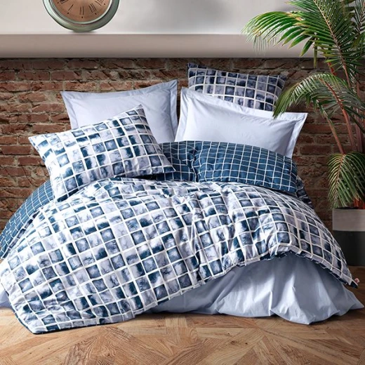 طقم لحاف بتصميم مطبوع, باللون الكحلي, حجم مجوز, 6 قطع من نوفا هوم طقم لحاف بتصميم مطبوع, باللون الكحلي, حجم مجوز, 6 قطع من نوفا هوم