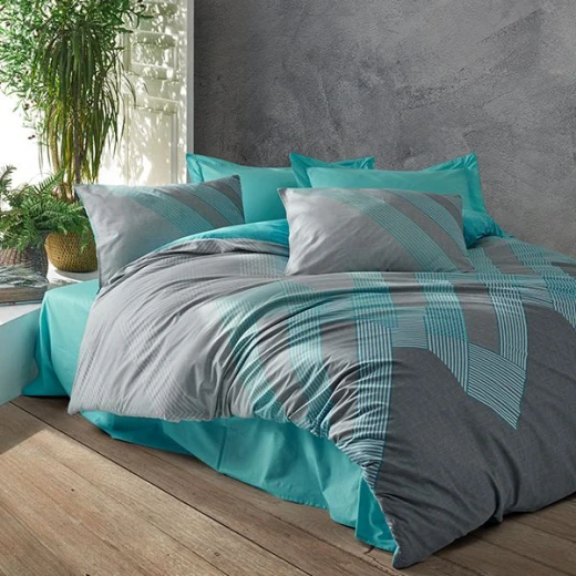 طقم لحاف بتصميم مطبوع, باللون الرمادي , حجم مجوز, باللون الرمادي من نوفا هوم طقم لحاف بتصميم مطبوع, باللون الرمادي , حجم مجوز, باللون الرمادي من نوفا هوم