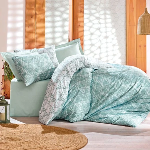 طقم لحاف بتصميم مطبوع, باللون الأزرق فاتح, حجم مجوز, 6 قطع من نوفا هوم طقم لحاف بتصميم مطبوع, باللون الأزرق فاتح, حجم مجوز, 6 قطع من نوفا هوم