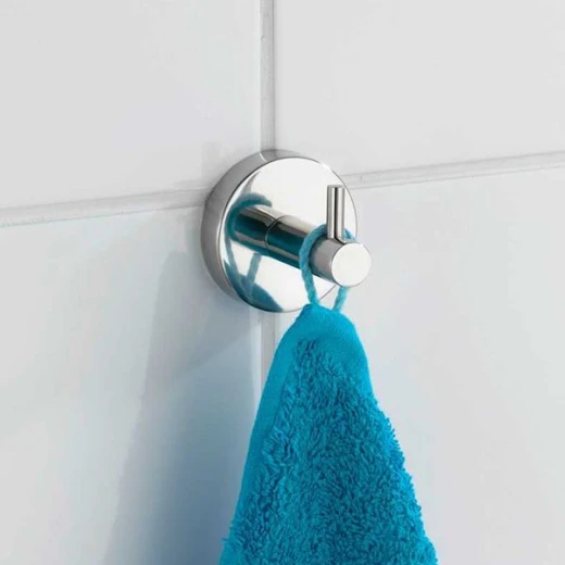 Wenko "Bosio" Wall Hook , Stainless Steel , Silver - Wenko - Image 3