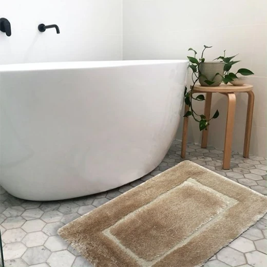 Nova Home Pearl Bath Mat, Beige Color - Nova Home - Image 2