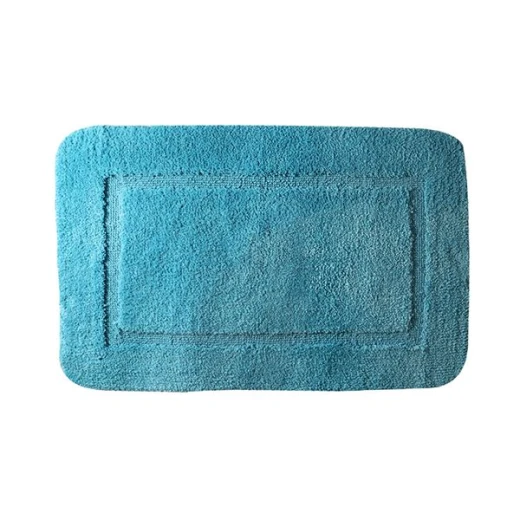Nova Home Table Tufted Bath Mat Set, Blue Color, 4 Pieces - Nova Home - Image 4