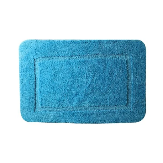 Nova Home Table Tufted Bath Mat Set, Turquoise Color, 4 Pieces - Nova Home - Image 3
