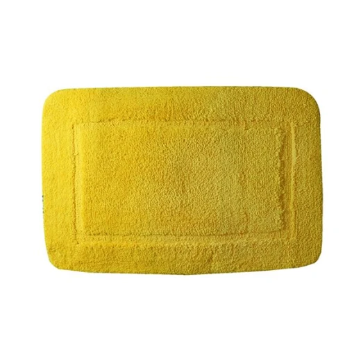 Nova Home Table Tufted Bath Mat Set, Yellow Color, 4 Pieces - Nova Home - Image 2