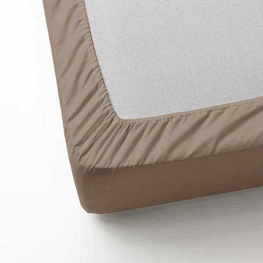 Nova Home MicroBasic Fitted Sheet Set, Twin Size, Beige Color - Nova Home - Image 2