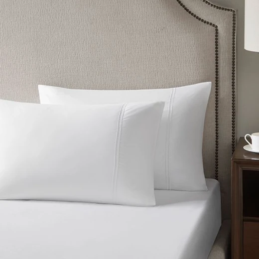 طقم شرشف مطاط, بحجم مفرد, باللون الابيض من نوفا هوم طقم شرشف مطاط, بحجم مفرد, باللون الابيض من نوفا هوم