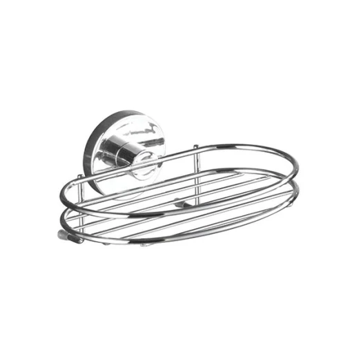 Wenko Milazzo Vacum-Loc Soap Dish, Stainless Steel, Silver - Wenko - Image 2