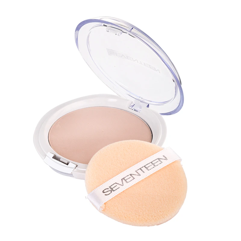 Seventeen Natural Silky Matte Finish Compact Powder 04 Oil Control Makeup 15g - Seventeen