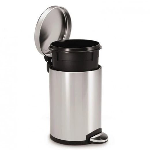 Simplehuman stainless steel trash bin, brushed, 4.5 liter - Simplehuman - Image 3