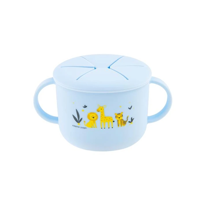 Stephen Joseph Silicone Snack Cup, Zoo Design - Stephen Joseph