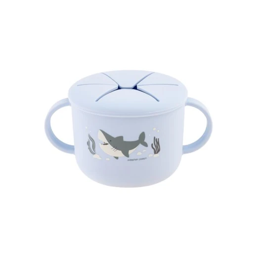 Stephen Joseph Silicone Snack Cup, Shark Design