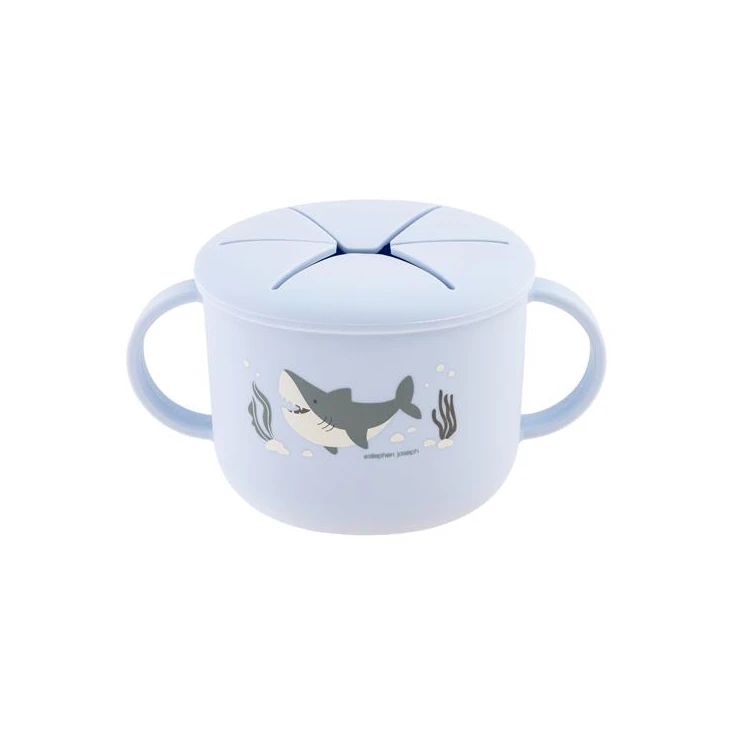 Stephen Joseph Silicone Snack Cup, Shark Design - Stephen Joseph