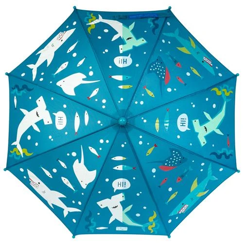 Stephen Joseph Color Changing Umbrella, Shark Design - Stephen Joseph - Image 2