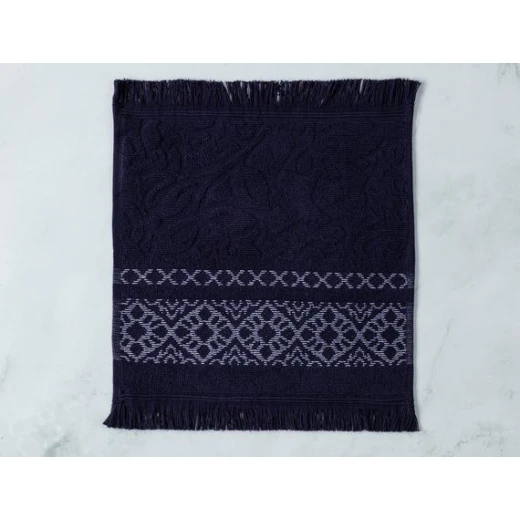 منشفة يد إليتا جاكار، باللون ألاسود من مدام كوكو - مدام كوكو - Image 2