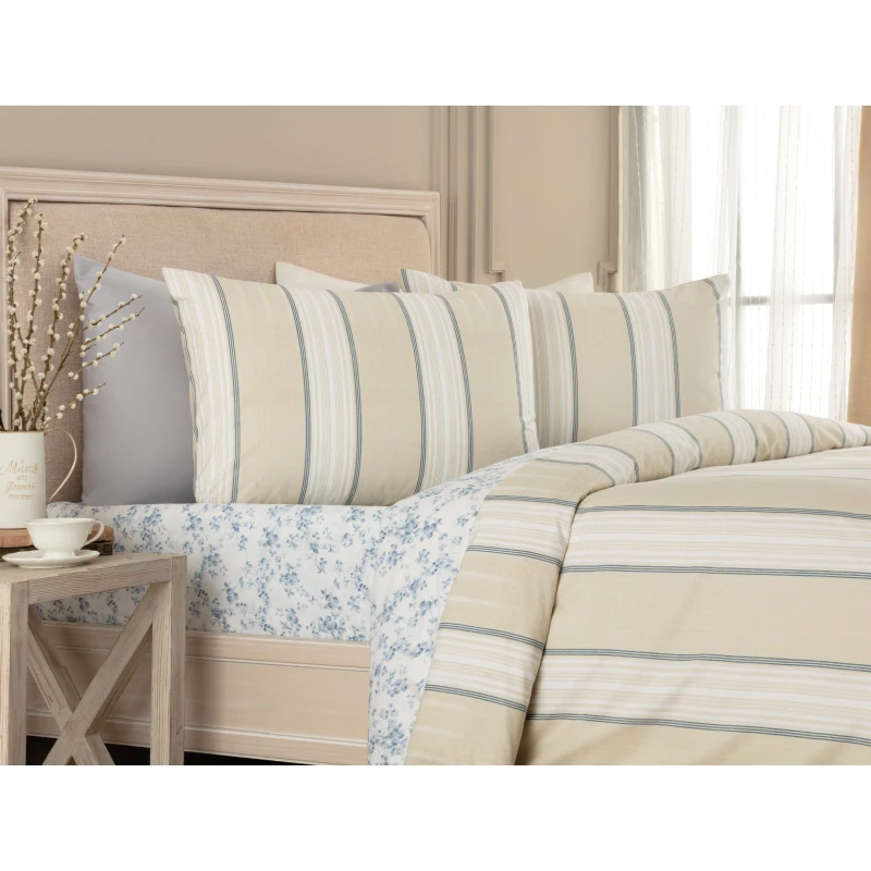 طقم غطاء لحاف ريموند رانفورس منقوش ، مقاس مفرد من مدام كوكو - مدام كوكو
