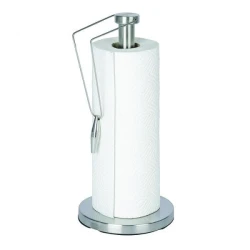 Wenko preston kitchen roll holder, stainlees, steel, silver