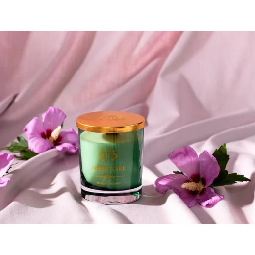 شمعة معطرة بالياسمين ريبيرتوار, باللون الأخضر, 170 جرام من مدام كوكو - مدام كوكو - Image 3
