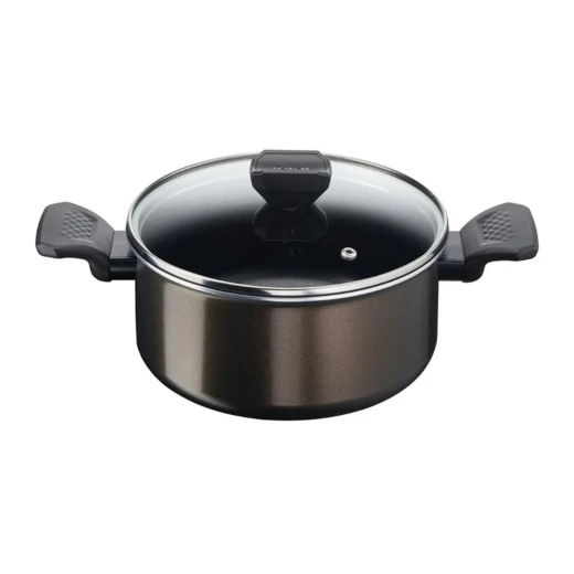 Tefal Easy Cook and Clean Stewpot + Lid, 20 Cm Tefal Easy Cook and Clean Stewpot + Lid, 20 Cm