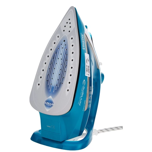 Tefal Easygliss Durilium Airglide Soleplate Steam Iron,2500 Watts, Turqoise/White, FV5719M0 - Tefal - Image 2
