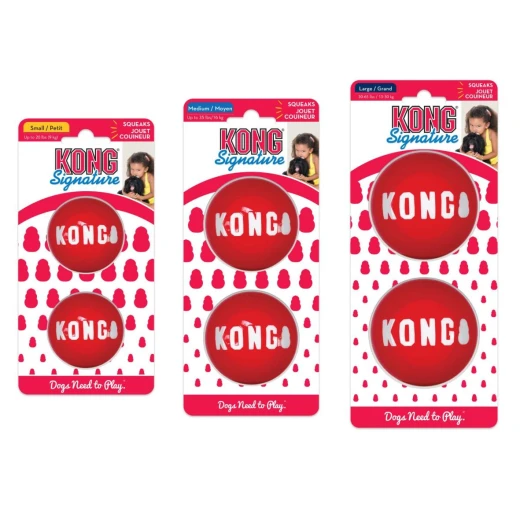 لعبة كرات  سيجنتشرللكلاب، حجم كبير، قطعتان من كونج - كونغ - Image 2