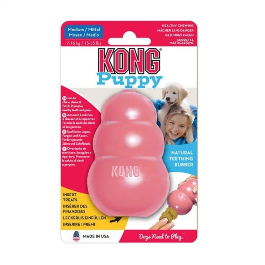 لعبة للكلاب، باللون الزهري, حجم متوسط من كونغ لعبة للكلاب، باللون الزهري, حجم متوسط من كونغ