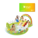 مركز و حوض اللعب يالماء, 15.24 × 27.94 × 12.7 سم من انتكس + استرداد نقدي بقيمة 20 دينار من دمية - انتكس