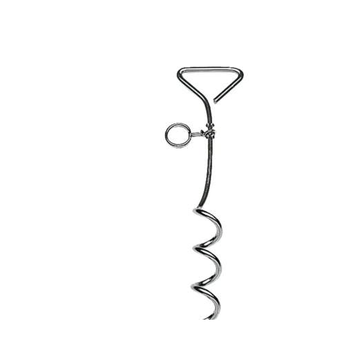 دبوس حلزوني معدني لربط سلسلة الكلاب من فيربلست دبوس حلزوني معدني لربط سلسلة الكلاب من فيربلست