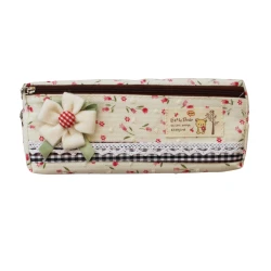 Amigo Pencil Case, Colorful Design with Flower