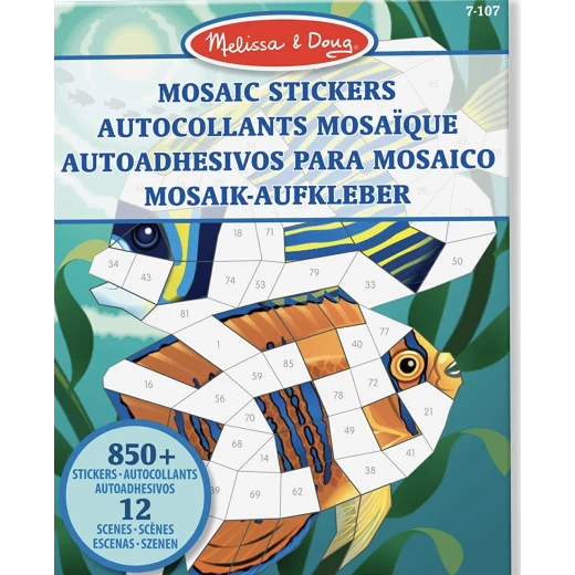 Melissa & Doug Mosaic Sticker Pad, Ocean Design - Melissa &amp; Doug - Image 5