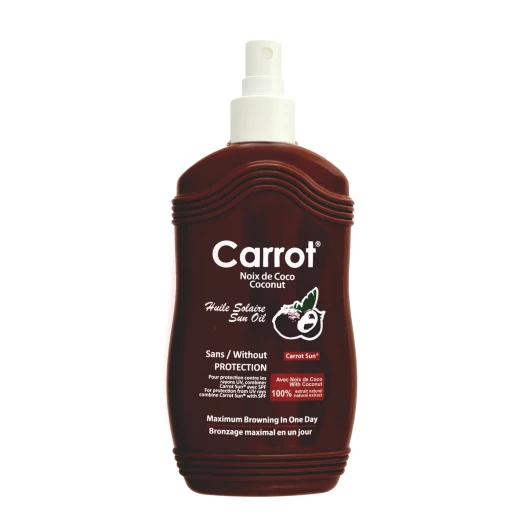 Carrot Sun Coconut Tanning Oil, 200 Ml Carrot Sun Coconut Tanning Oil, 200 Ml