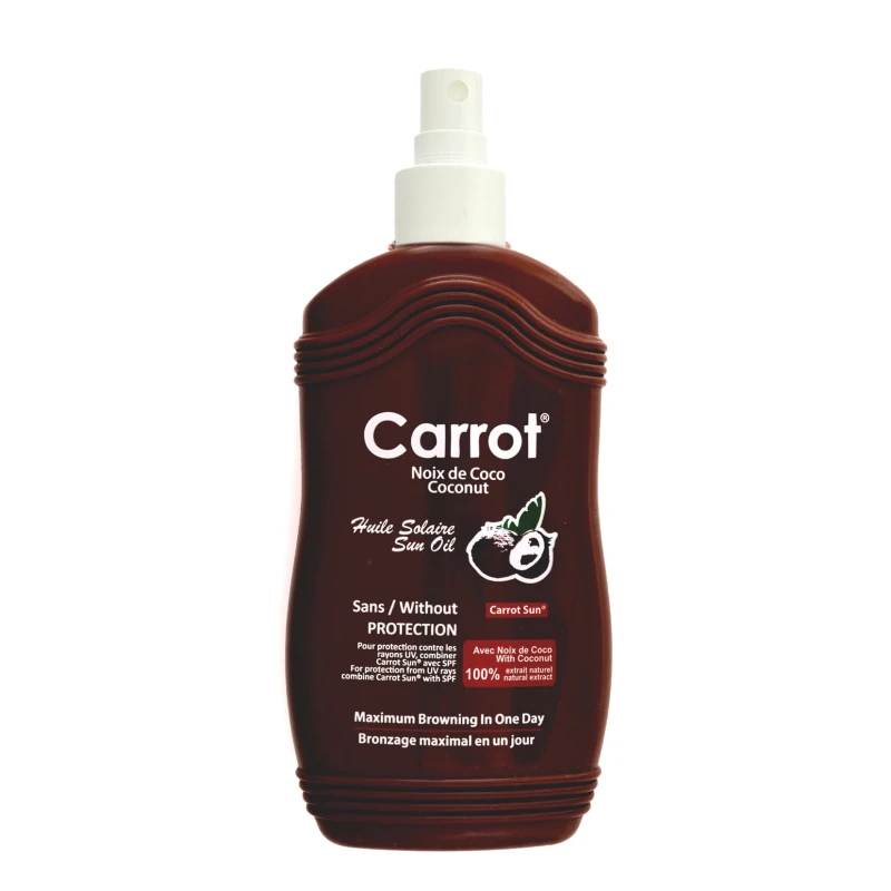 Carrot Sun Coconut Tanning Oil, 200 Ml - Carrot Sun