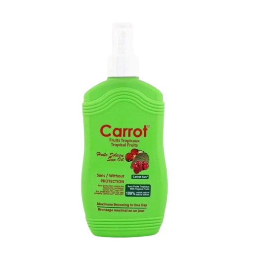 Carrot Sun Tropical Fruits Tanning Oil, 200 Ml Carrot Sun Tropical Fruits Tanning Oil, 200 Ml