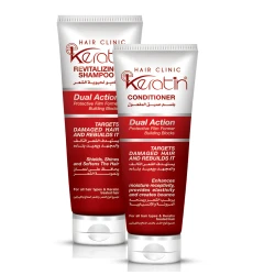 Eva Keratin Hair Shampoo + Conditioner, 230 Ml