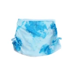 Girls Tie Dye Skirt, Blue Color, 5 - 6 Years