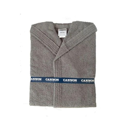 Cannon Plain Bathrobe Cotton, Grey Color Cannon Plain Bathrobe Cotton, Grey Color