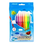Bazic Fine Line Washable Markers, 10 Colors - Carioca