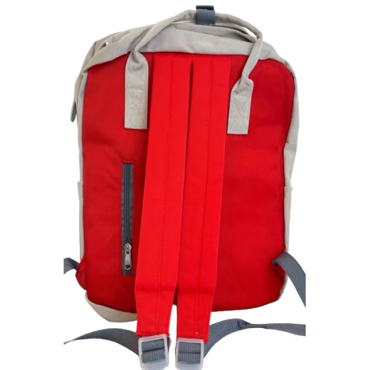 حقيبة ظهر، باللون البيج والأحمر، 43 سم من أميجو - أميجو - Image 2