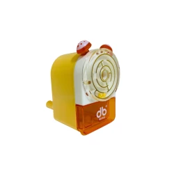 Dingb Desk Maze Sharpener With Case, Orange Color