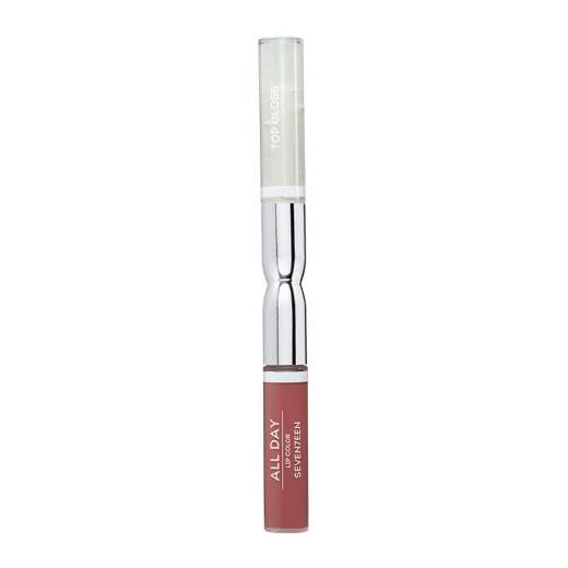 Seventeen All Day Lip Color & Tip Gloss Number 4: Long Lasting & Glossy Finish with Hydration for Juicy Lips Seventeen All Day Lip Color & Tip Gloss Number 4: Long Lasting & Glossy Finish with Hydration for Juicy Lips