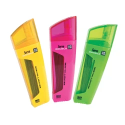 Serve Highlighter With Leads, 0.5 Mm, Assorted Color, 1 Piece