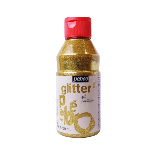 Pebeo Glitter Gel, Gold Color, 250 Ml Pebeo Glitter Gel, Gold Color, 250 Ml