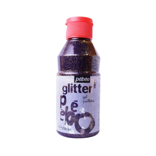 Pebeo Glitter Gel, Purple Color, 250 Ml Pebeo Glitter Gel, Purple Color, 250 Ml
