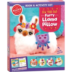 Klutz Sew Your Own Furry Llama Pillow Craft Kit